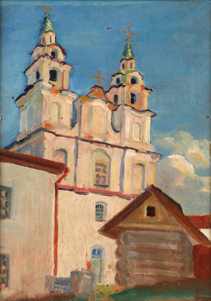 Філіповіч Міхаіл Мацвеевіч. 1896–1947Духаў манастыр. 1922Фанера, алей