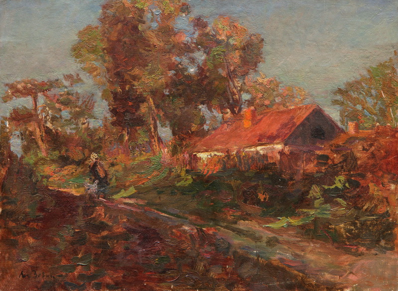 Зевін Леў Якаўлевіч. 1903–1942Вячэрняе сонца. 1939Палатно, алей