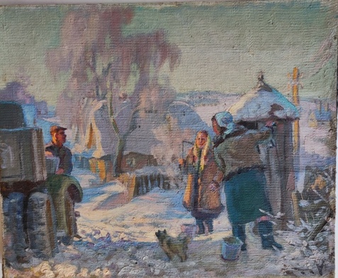 Жывапіс. Каля студні.jpg